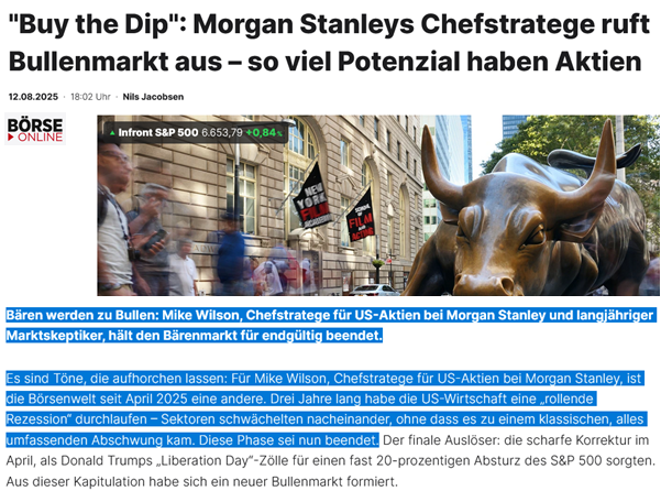 morgan stanley ruft zum dip-kaufen bei aktien auf